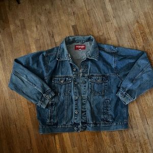 VTG Wrangers, denim jacket.